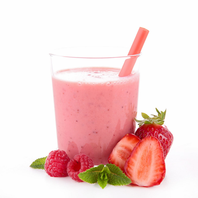 Low Carb Low Calorie Smoothies
 Low carb strawberry and raspberry smoothie high in