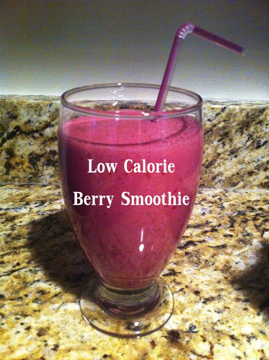 Low Carb Low Calorie Smoothies
 Low calorie berry smoothie