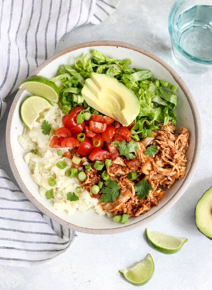 Low Carb Recipes For Instant Pot
 Instant Pot Chicken Burrito Bowls Low Carb & Whole30