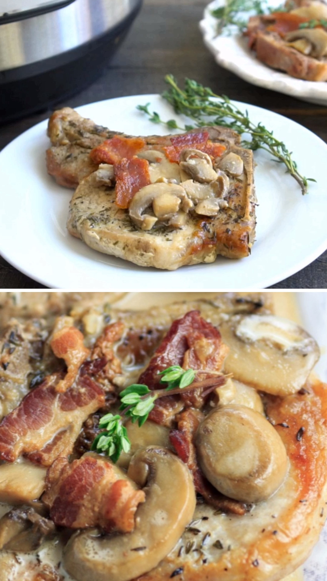 Low Carb Smothered Pork Chops
 Instant Pot Keto Smothered Pork Chops are gluten free low