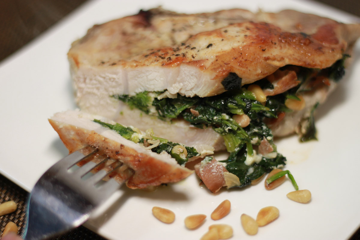 Low Carb Stuffed Pork Chops
 Low Carb Stuffed Pork Chops with Spinach Thriving on Low