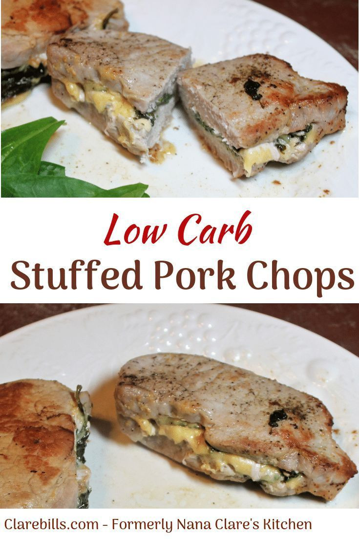 Low Carb Stuffed Pork Chops
 Low Carb Stuffed Pork Chops Recipe