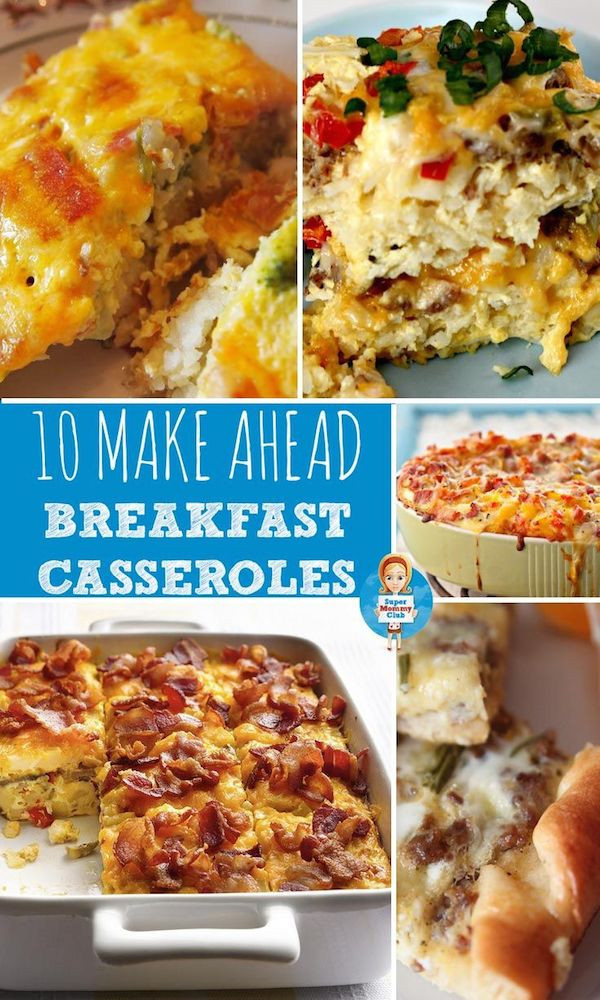 Make Ahead Breakfast Casseroles
 Make Ahead Breakfast Casserole – Edible Crafts