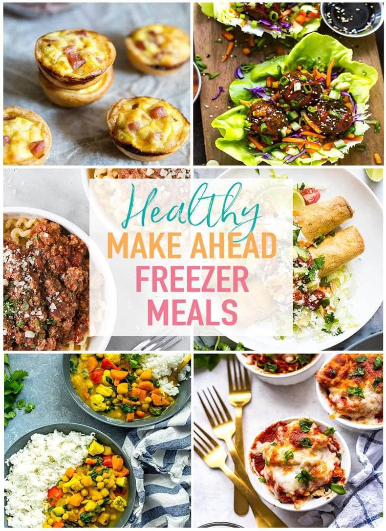 Make Ahead Dinner Recipes Best Of 21 Healthy Make Ahead Freezer Meals for Busy Weeknights