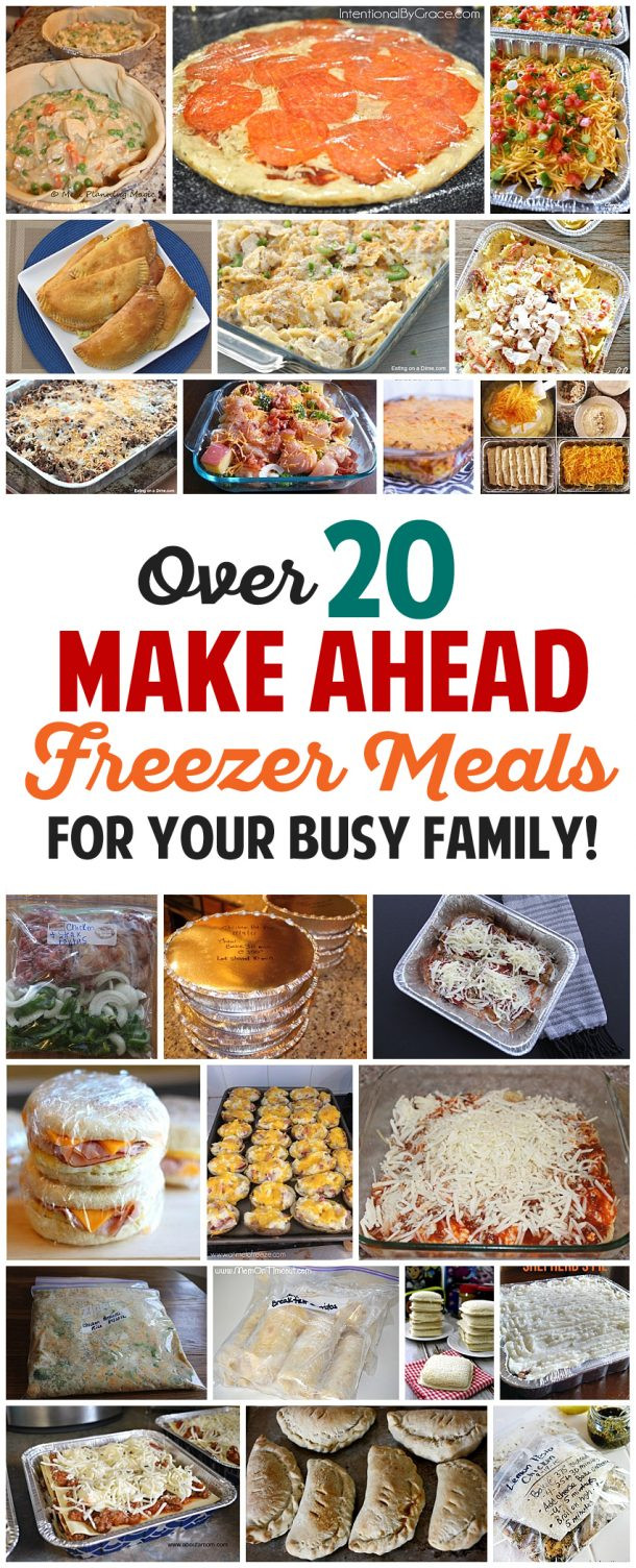 Make Ahead Dinner Recipes
 Make Ahead Freezer Meals Recipes for Your Busy Family