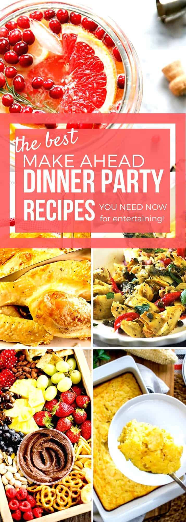 Make Ahead Dinner Recipes
 Make Ahead Dinner Party Recipes SundaySupper