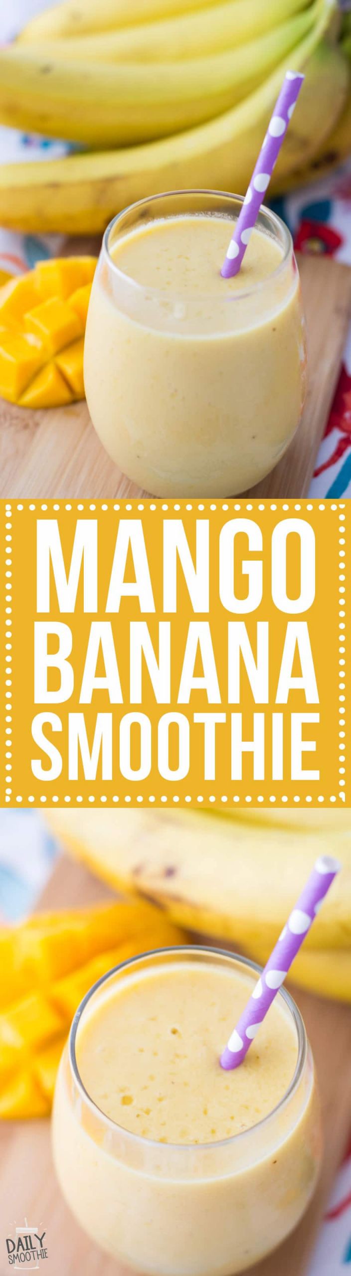 Mango Banana Smoothie Recipes
 4 Ingre nt Mango Banana Smoothie A Healthy Tropical Drink