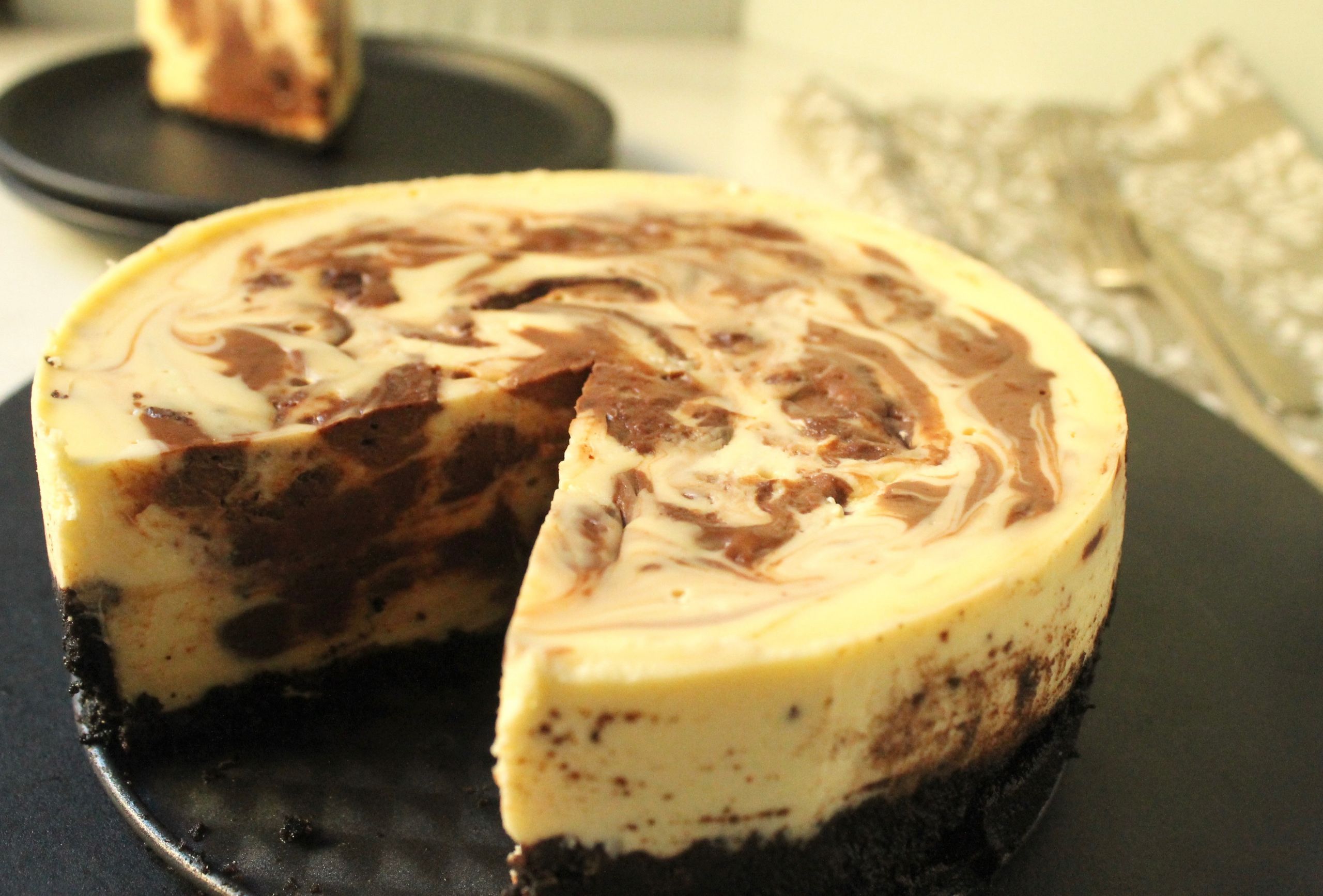 Marble Cheesecake Recipe
 Slow Cooker Chocolate Marble Cheesecake TODAY