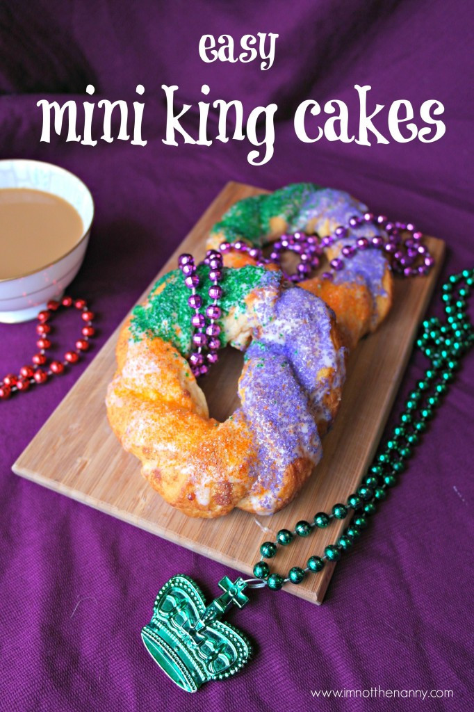Mardi Gras King Cake Recipe
 Easy Mini King Cake Recipe I m Not the Nanny