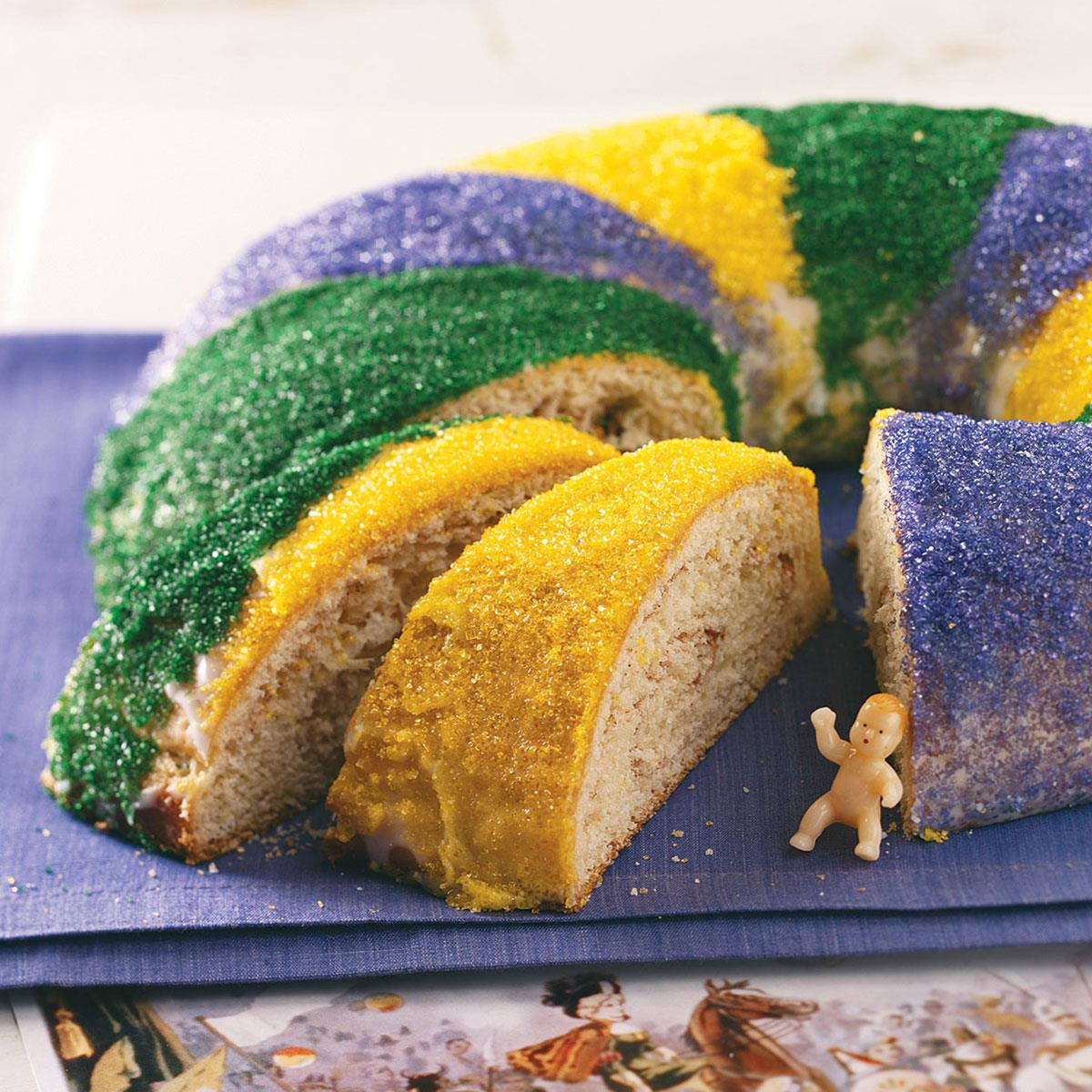 Mardi Gras King Cake Recipe
 Traditional New Orleans King Cake Recipe