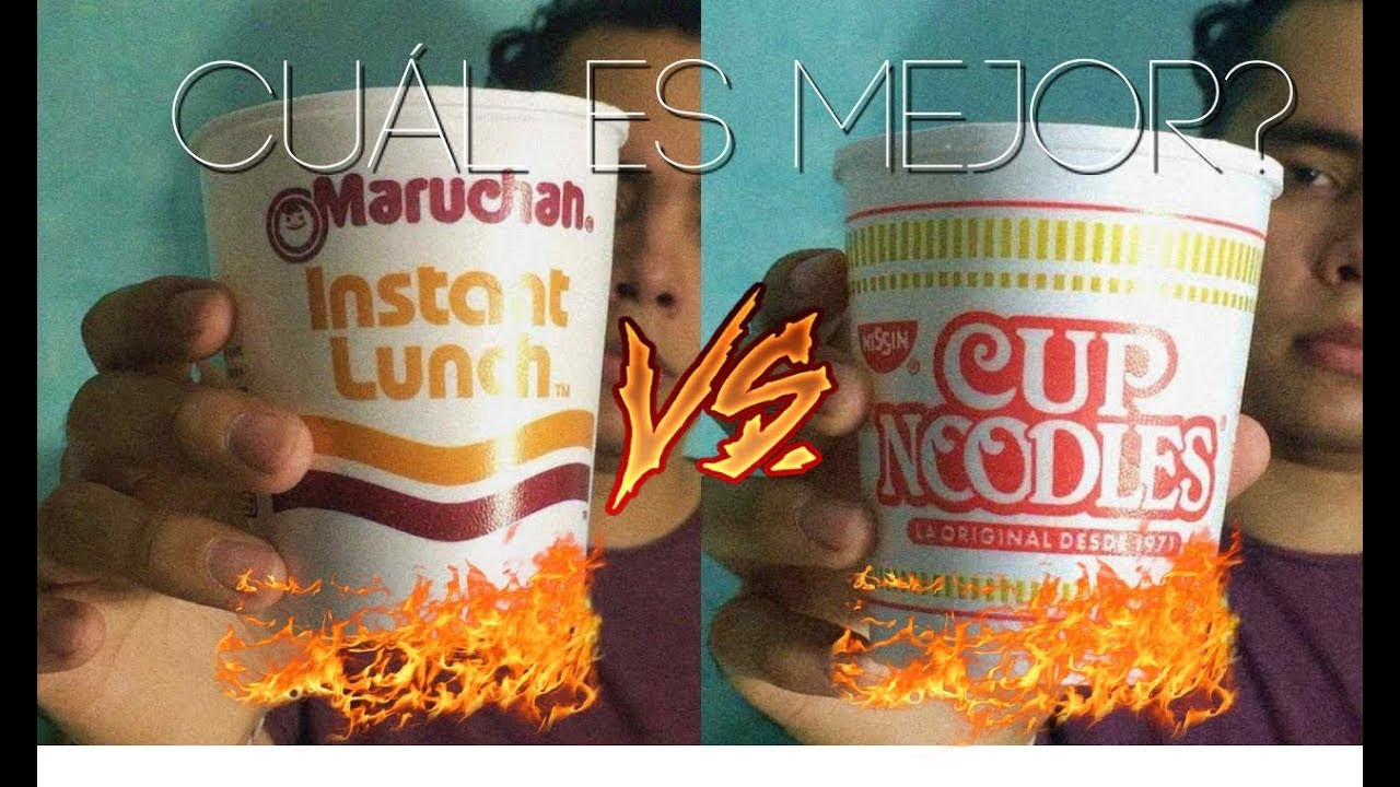 Maruchan Cup Noodles
 MARUCHAN VS CUP NOODLES l CUÁL ES MEJOR