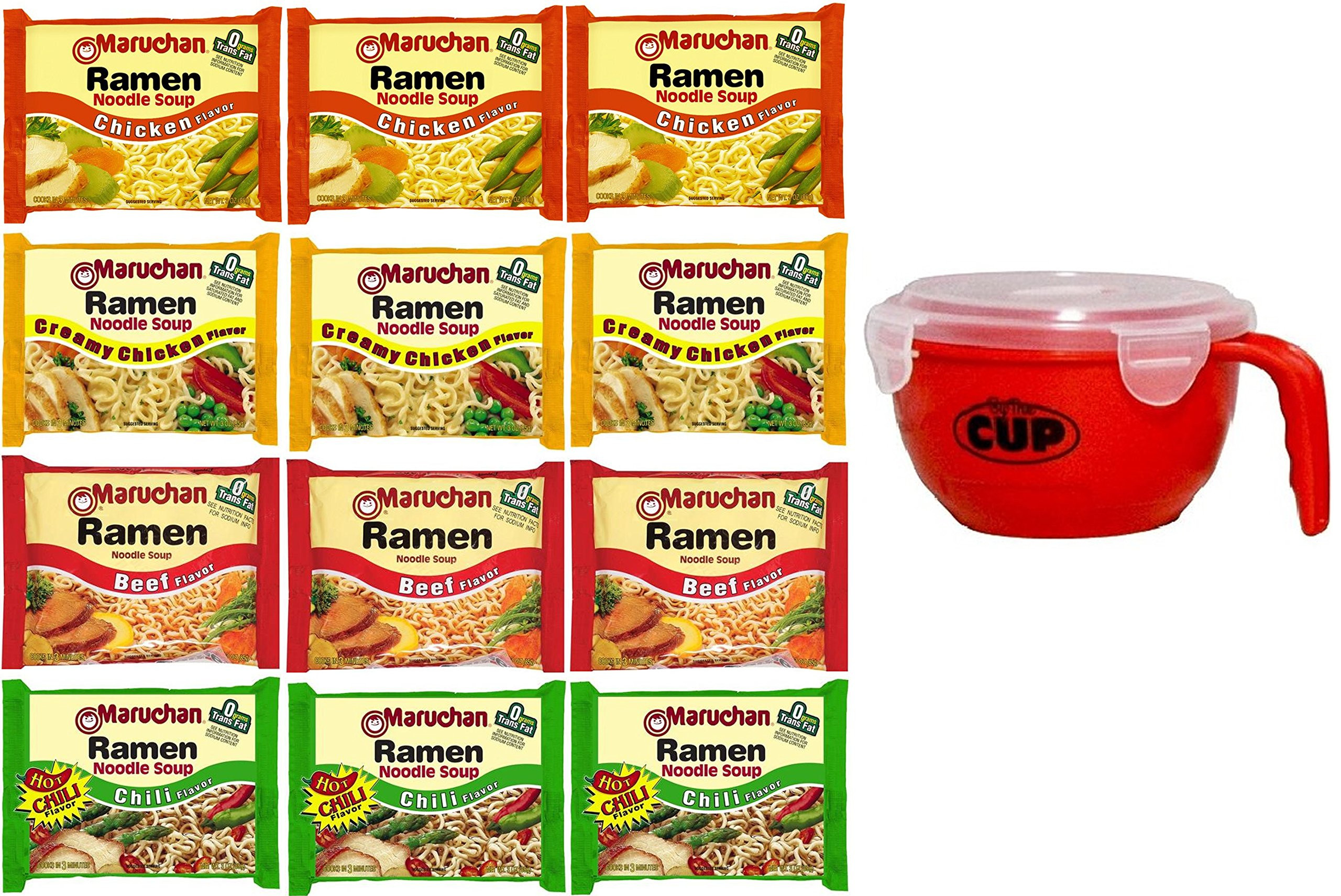 Maruchan Cup Noodles
 Amazon Maruchan Ramen Noodle Soup Variety 6