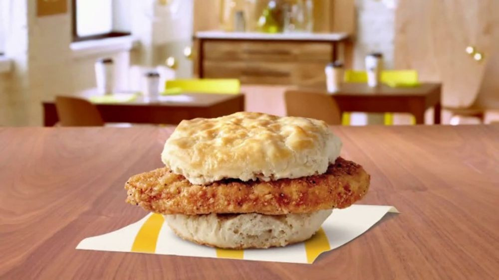 Mcdonalds Chicken Biscuit
 McDonald s 2 for $3 TV mercial Chicken McGriddle and