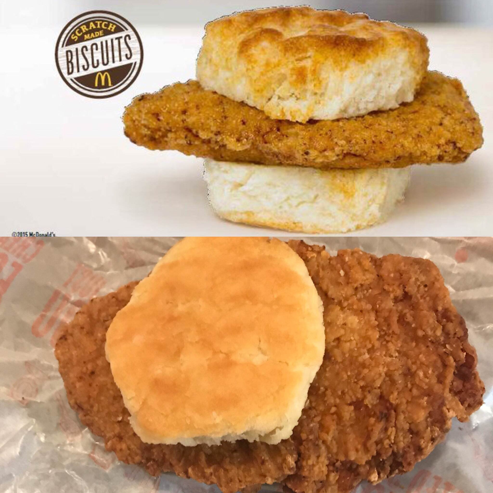 Mcdonalds Chicken Biscuit
 My McDonald’s chicken biscuit this morning