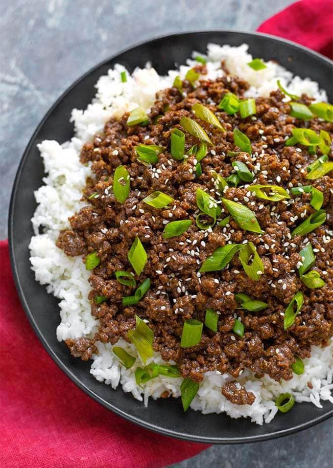 Meals To Make With Ground Beef
 Instant Pot Korean Ground Beef Bulgogi