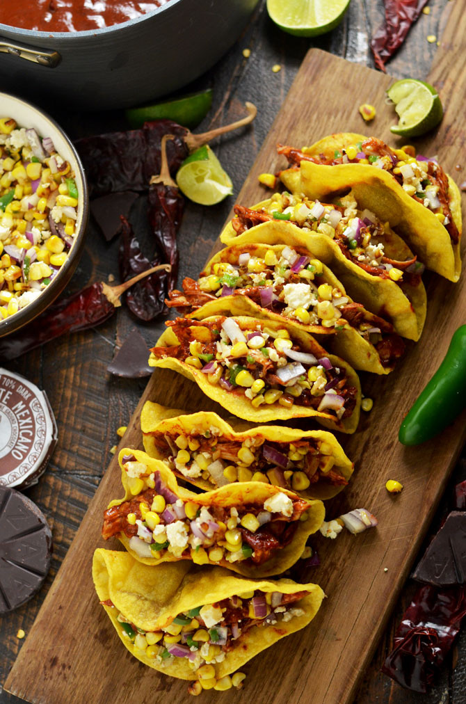 Mexican Bbq Sauce
 Crunchy Mexican BBQ Sauced Chicken Tacos with Charred Corn