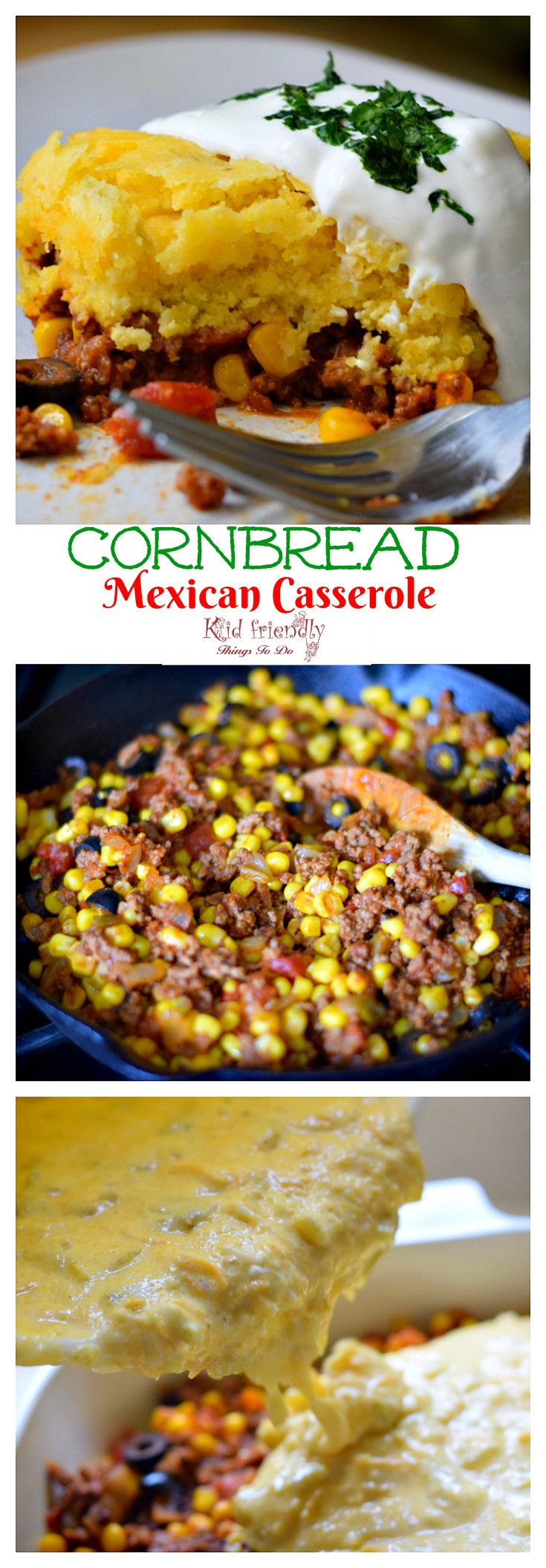 Mexican Casserole With Ground Beef
 Cornbread and Ground Beef Mexican Casserole Recipe