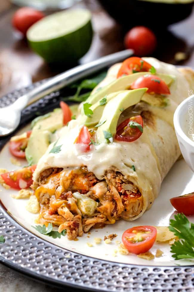 Mexican Chicken Burrito Recipes
 Smothered Baked Chicken Burritos Carlsbad Cravings
