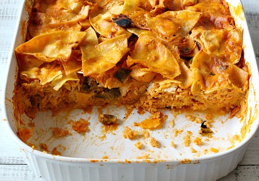 Mexican Chicken Casserole With Tortilla Chips
 Mexican Chicken Casserole with Hatch Green Chili