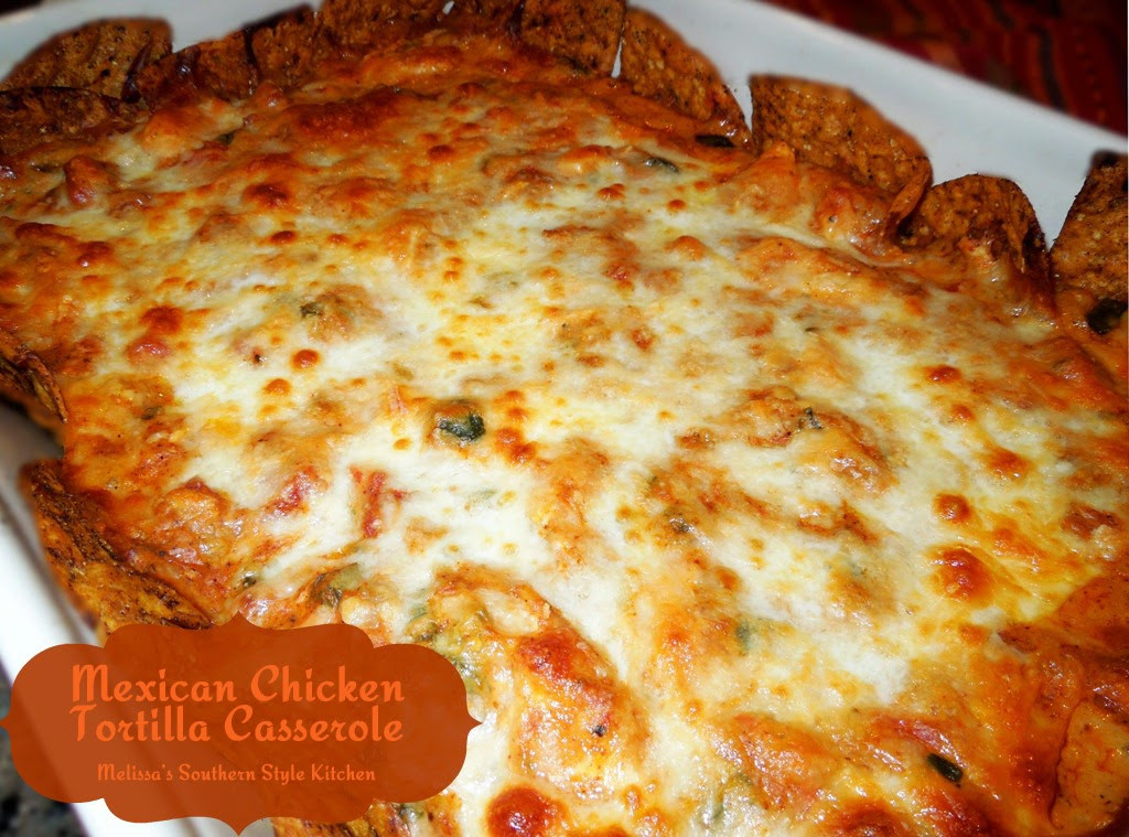 Mexican Chicken Casserole With Tortilla Chips
 Mexican Chicken Tortilla Casserole