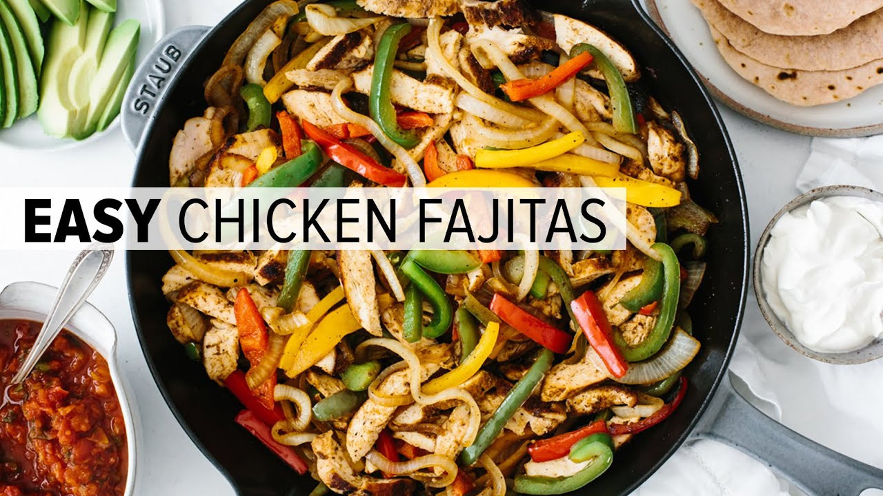 Mexican Chicken Fajita Recipes
 CHICKEN FAJITAS