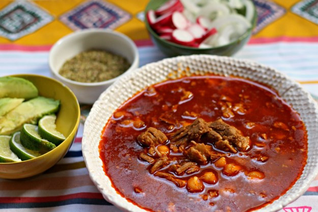 Mexican Pork Soup
 Posole Rojo Mexican Pork & Hominy Soup