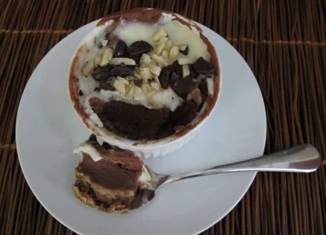 Microwave Dessert Recipes
 Microwave mini chocolate cheesecakes easy single