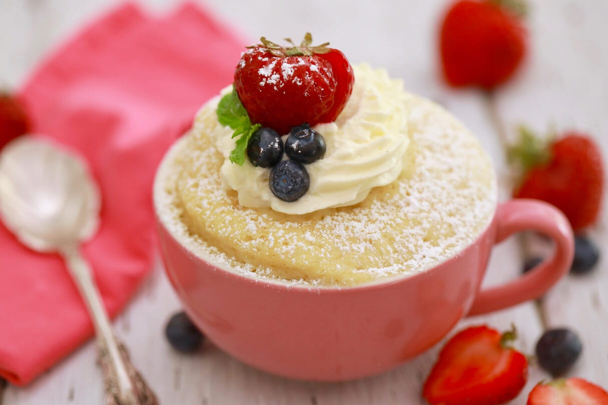 Microwave Dessert Recipes
 Microwave Mug Sponge Cake Recipe Gemma s Bigger Bolder