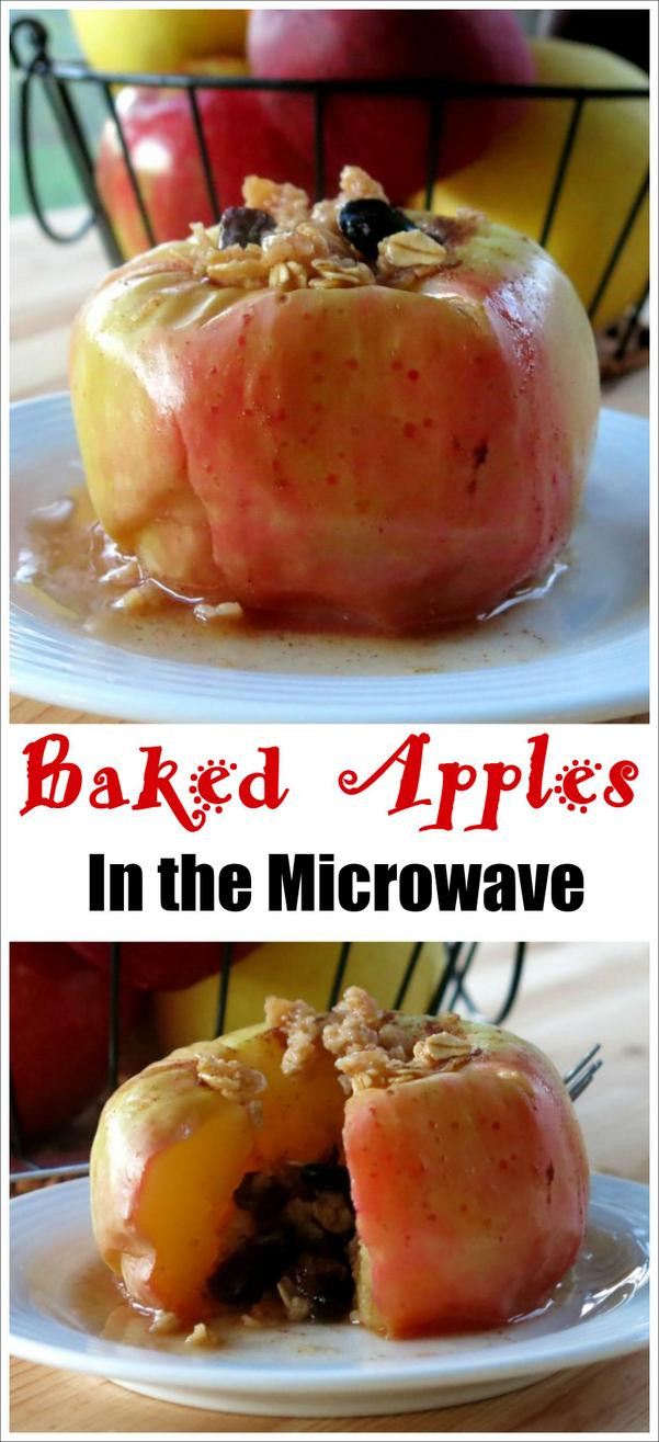 Microwave Dessert Recipes
 Microwave Baked Apples Topped with Granola The Dinner Mom