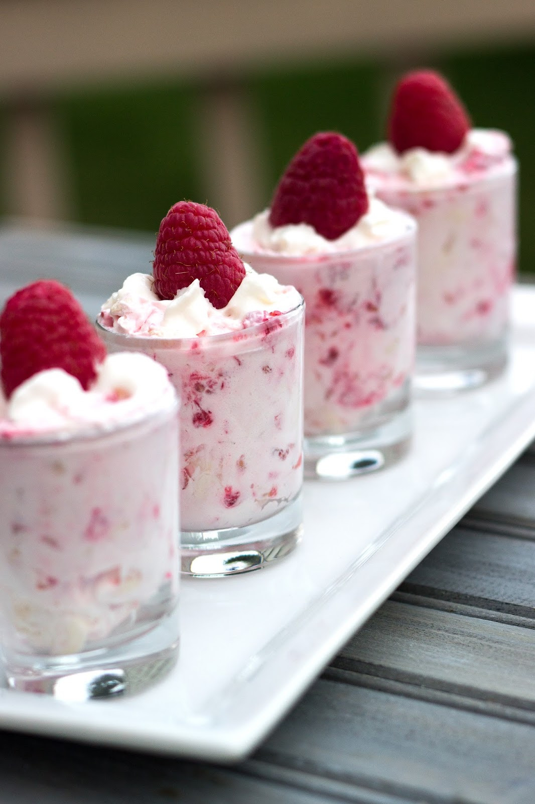 Mini Dessert Cups Recipe
 Raspberry Shooters White Lights on Wednesday