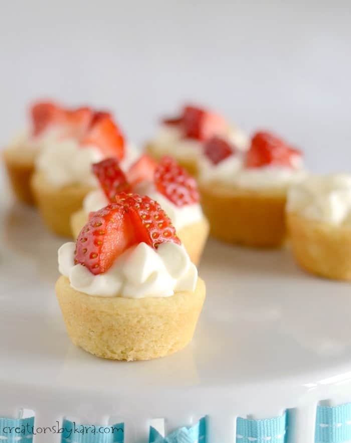 Mini Dessert Cups Recipe
 Mini strawberry shortcake cups