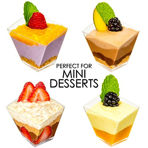 Mini Dessert Cups Recipe
 Mini Dessert Cups Funky Appetizer Bowls & Spoons with