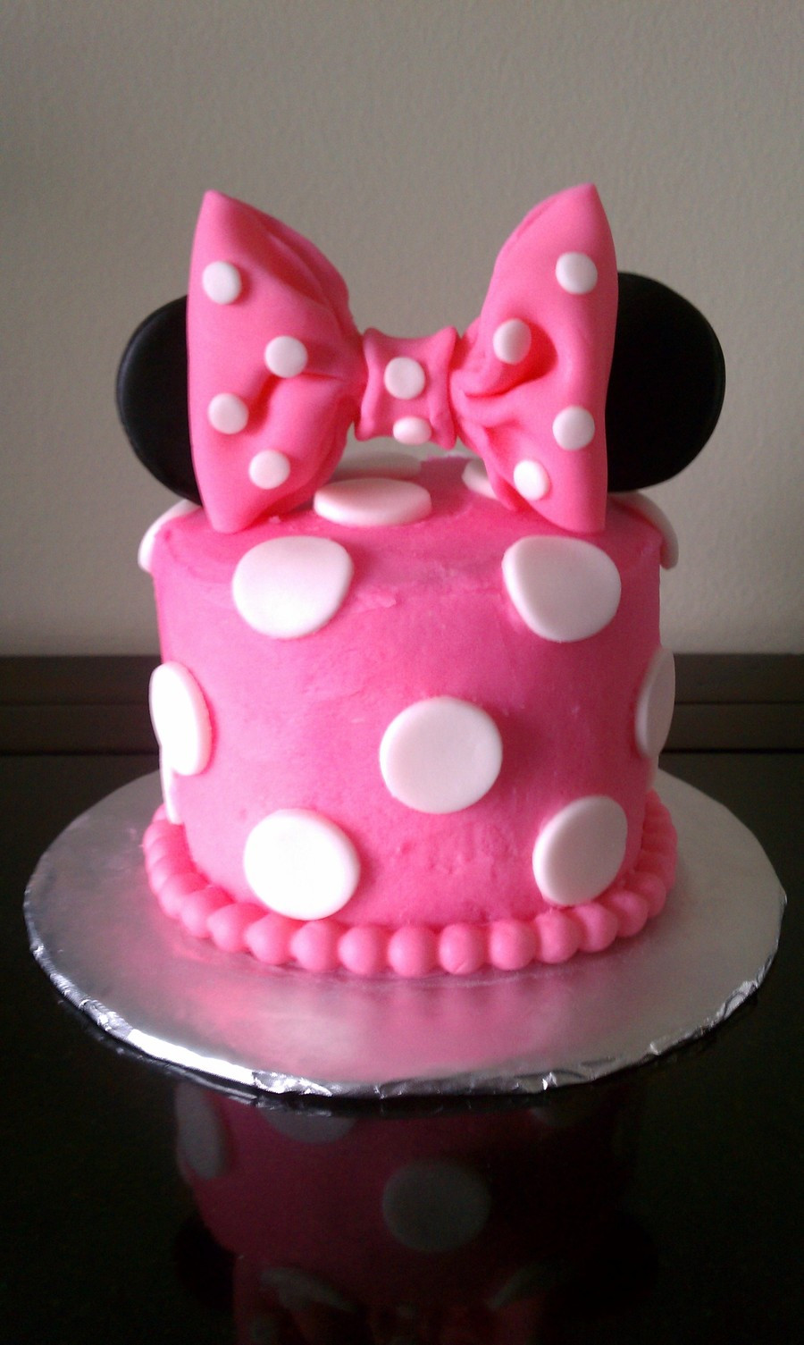 Minnie Mouse Birthday Cake
 Minnie Mouse 1St Birthday Smash Cake CakeCentral