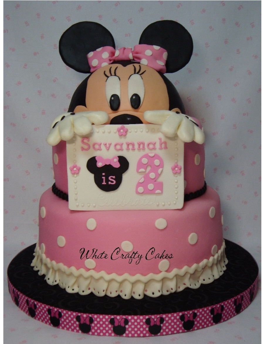 Minnie Mouse Birthday Cake
 Minnie Mouse Cake CakeCentral