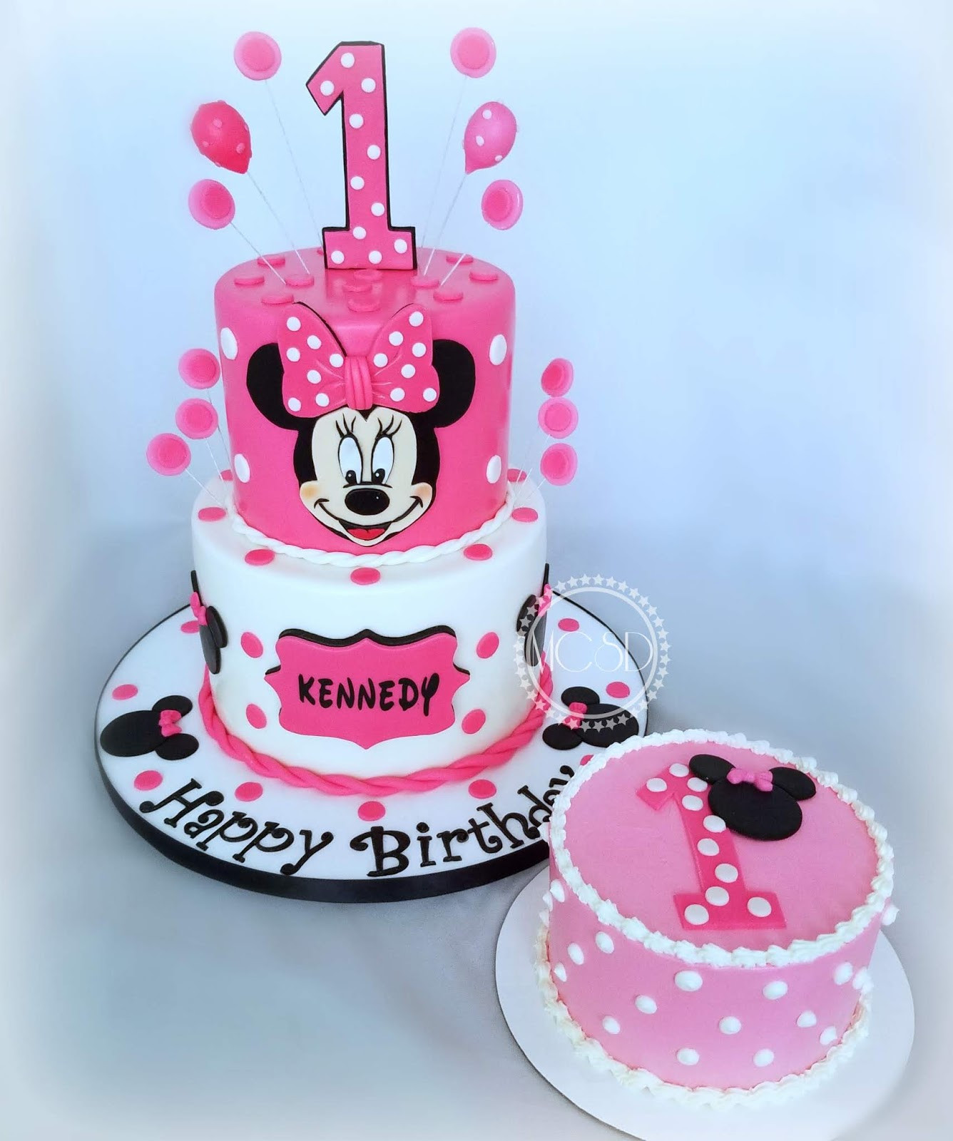 Minnie Mouse Birthday Cake
 MyCakeSweetDreams Minnie Mouse 1st Birthday Cake