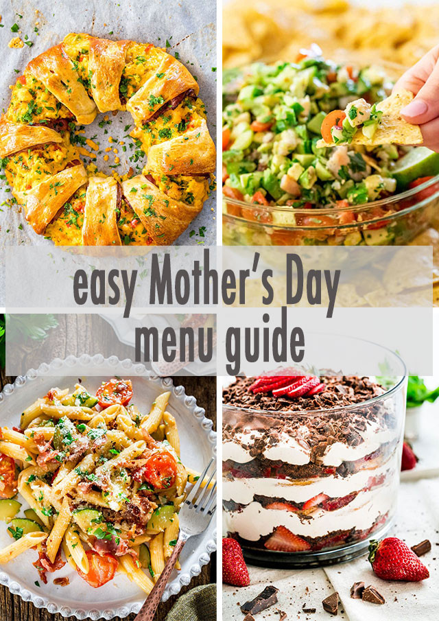 Mothers Day Dinner Menu
 Easy Mother s Day Menu Guide Jo Cooks