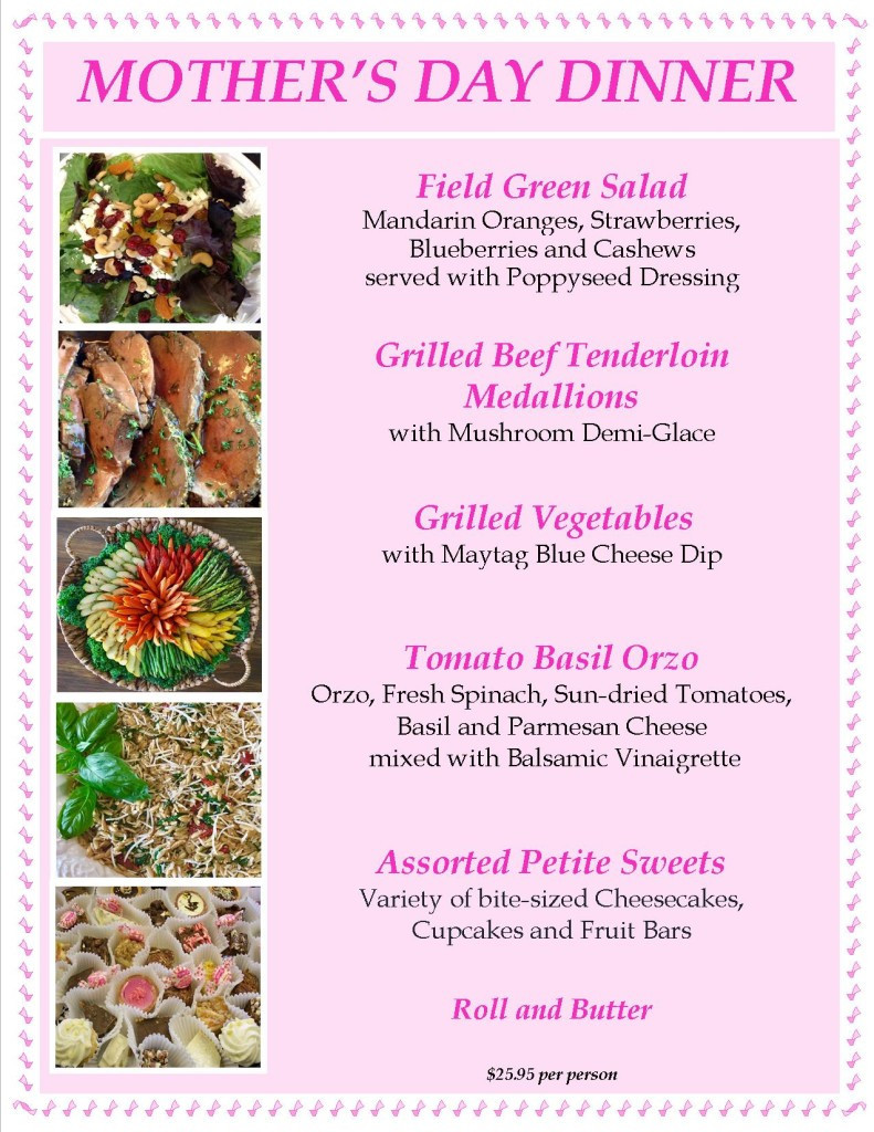 Mothers Day Dinner Menu
 20 the Best Ideas for Mothers Day Dinner Menu Home