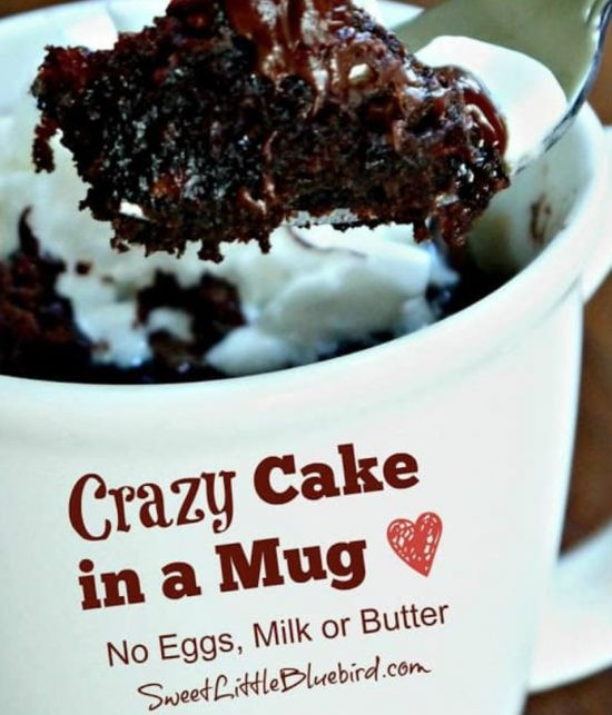 Mug Cake With Cake Mix And No Egg
 Crazy Cake has No Eggs Butter Milk