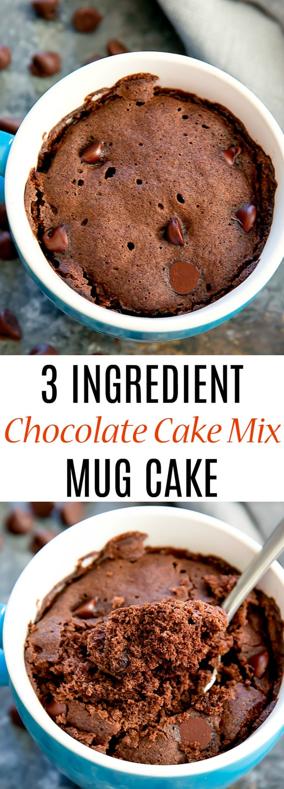 Mug Cake With Cake Mix And No Egg
 3 Ingre nt Chocolate Cake Mix Mug Cake Kirbie s Cravings