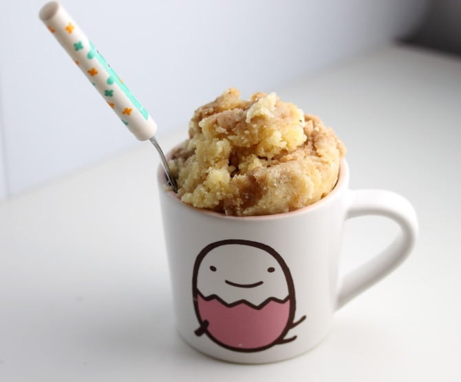Mug Coffee Cake
 30 Mug Recipes Amazing Desserts in the Microwave No 2