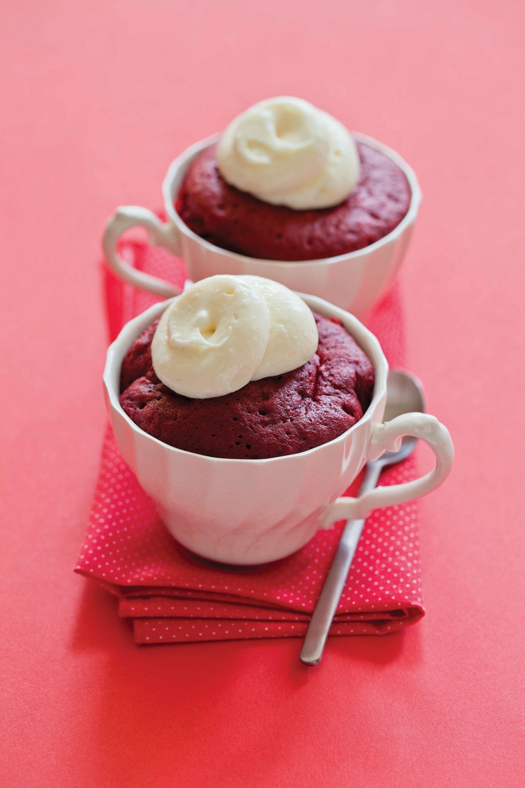 Mug Dessert Recipes
 Red Velvet Mug Cake recipe