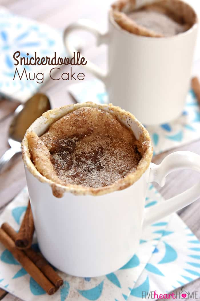 Mug Dessert Recipes Lovely Snickerdoodle Mug Cake