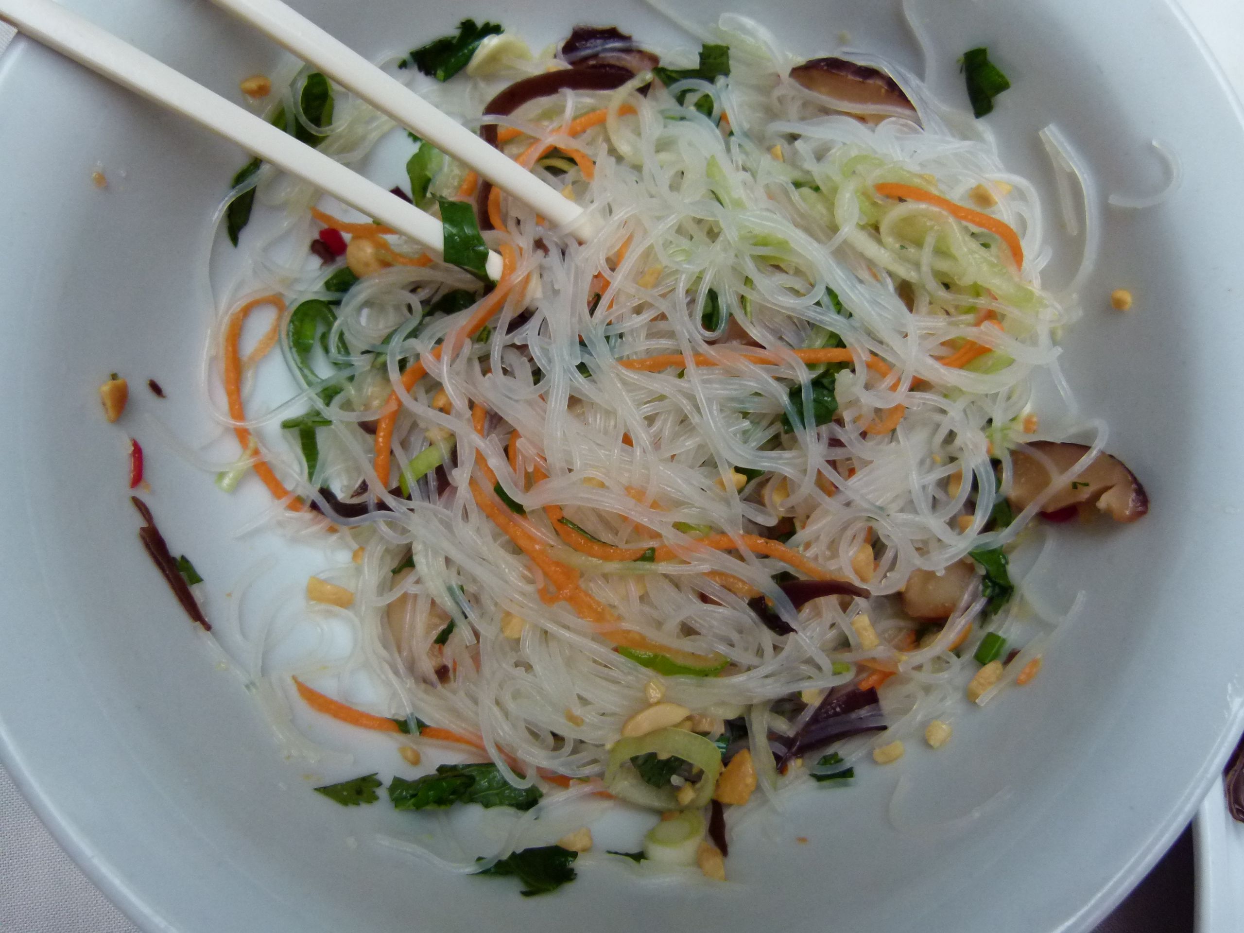 Mung Bean Noodles
 Yam Woon Sen Mung Bean Noodle Salad with Herbed and Peanut