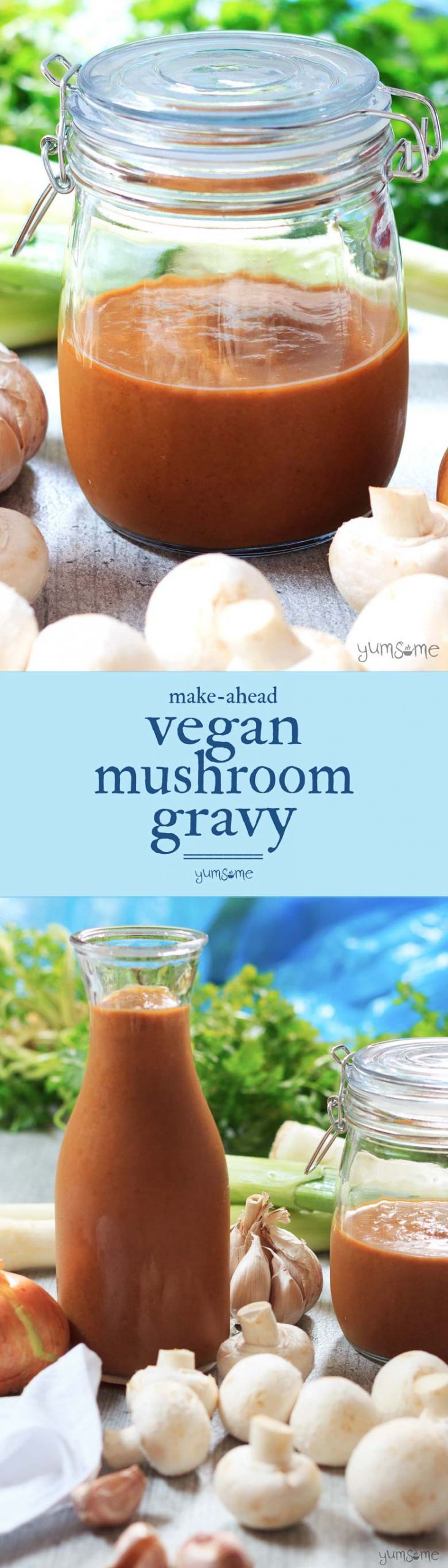 Mushroom Gravy Vegan
 Make Ahead Vegan Mushroom Gravy