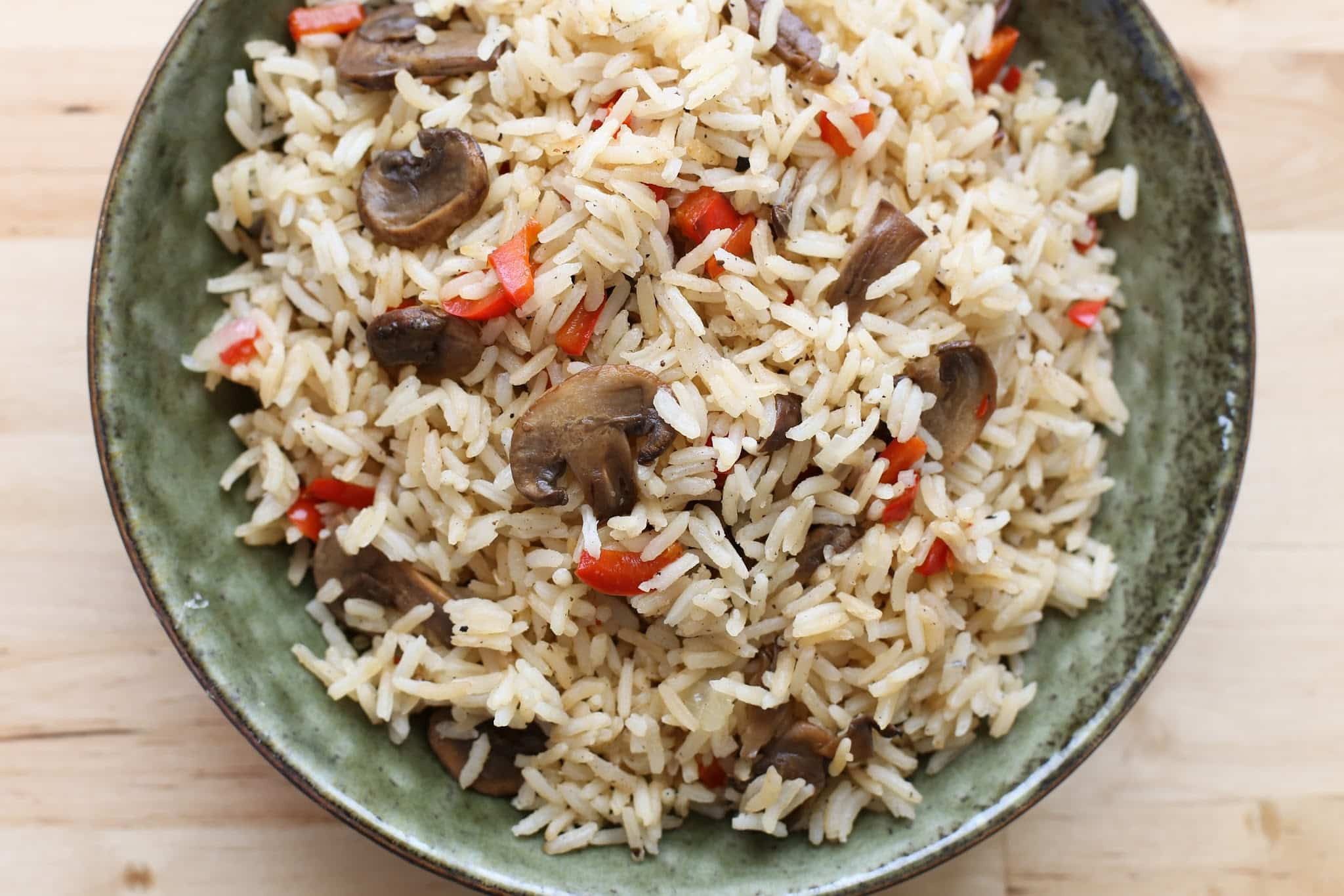 Mushroom Rice Pilaf Recipe
 Mushroom and Pepper Rice Pilaf