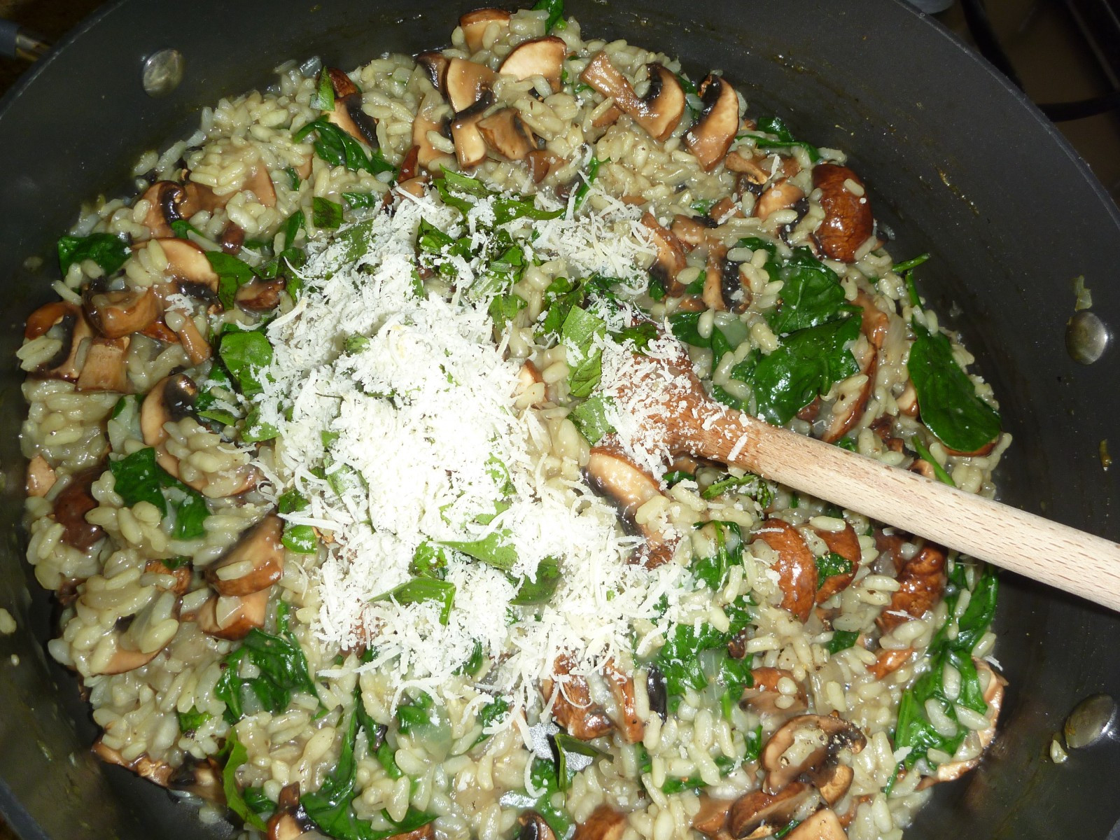 Mushroom Risotto Calories
 Finishing touches