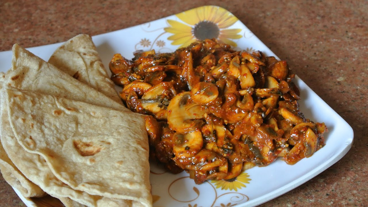 Mushrooms Vegetarian Recipes
 Tandoori Mushroom Recipe Vegan
