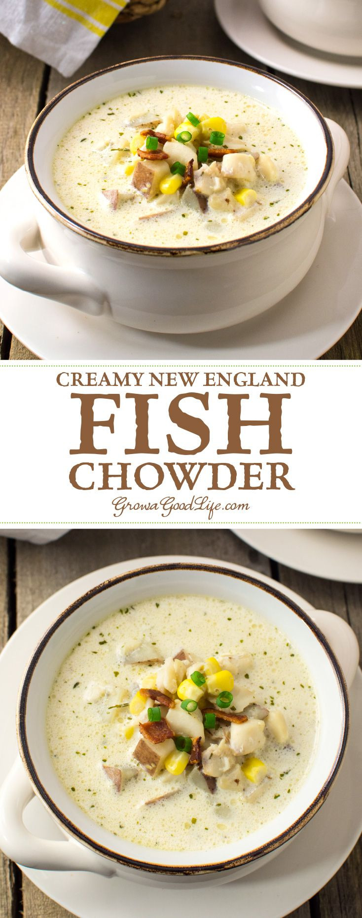New England Fish Chowder Recipe
 Creamy New England Fish Chowder Recipe
