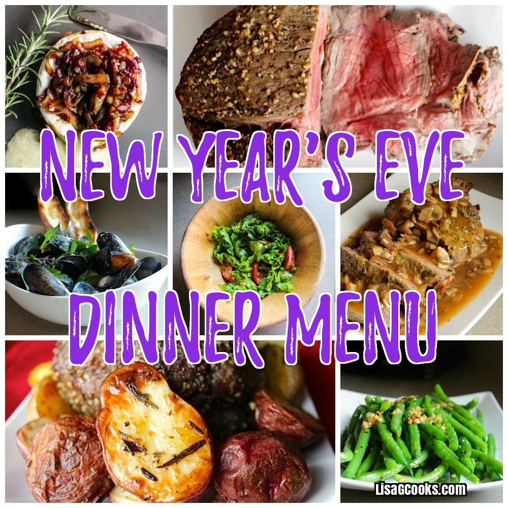 New Years Dinner Menu
 New Year s Eve Dinner Menu 2018 Lisa G Cooks