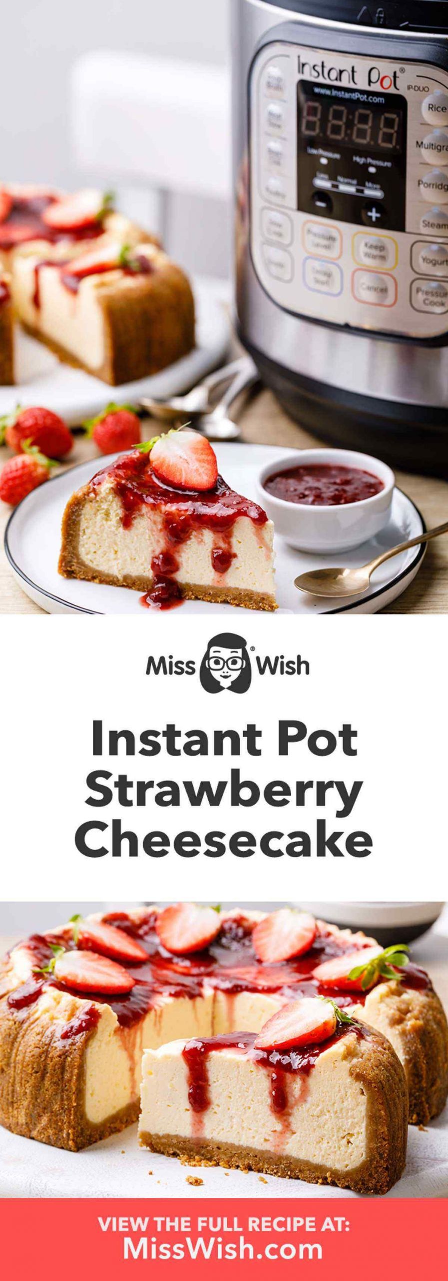 New York Times Instant Pot Recipes
 The Best Instant Pot Strawberry Cheesecake Ever New York